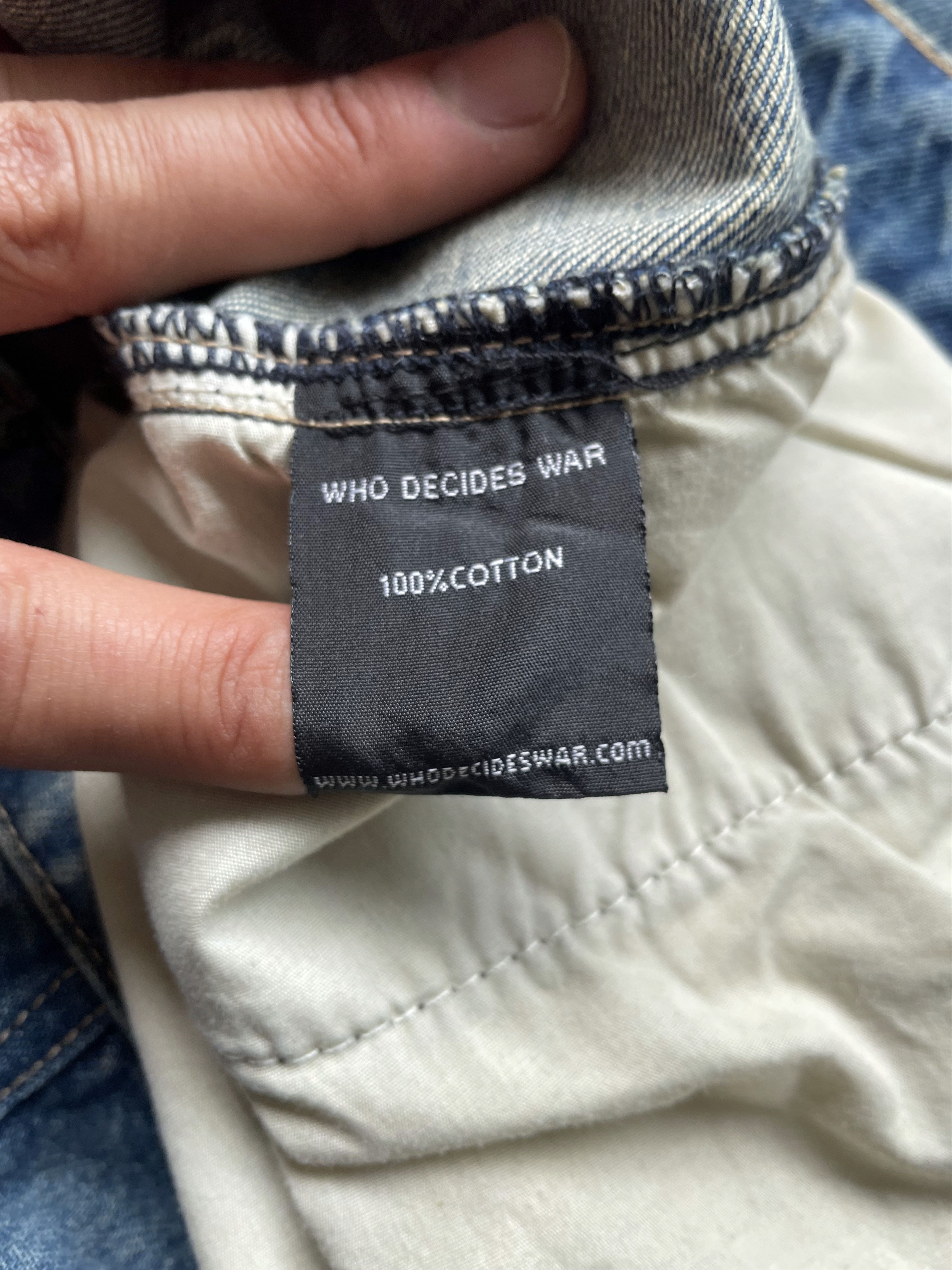Who Decides War Arch Knee Cargo Jeans Size US 36 / EU 52 - 22 Thumbnail