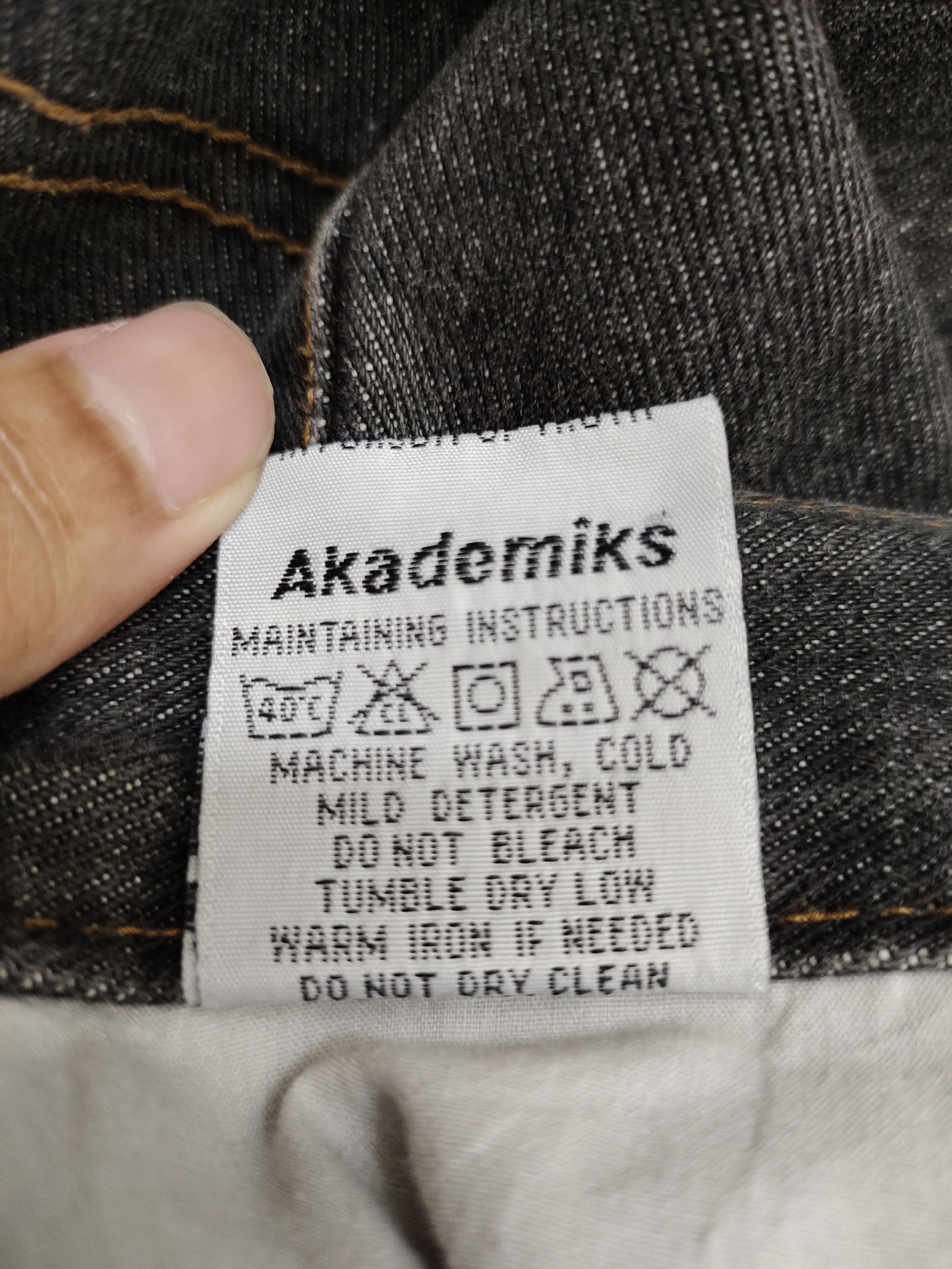 Akademiks Baggy Jeans Akademiks Wide Baggy Jeans 90s Jnco Streetwear Size US 36 / EU 52 - 18 Thumbnail