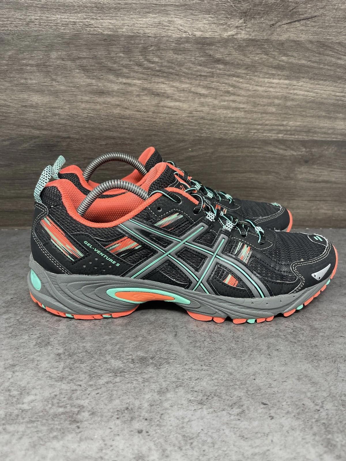 Asics Asics Gel Venture 5 Running Shoes Womens Size 9 Black Pink Size US 9 / IT 39 - 5 Thumbnail