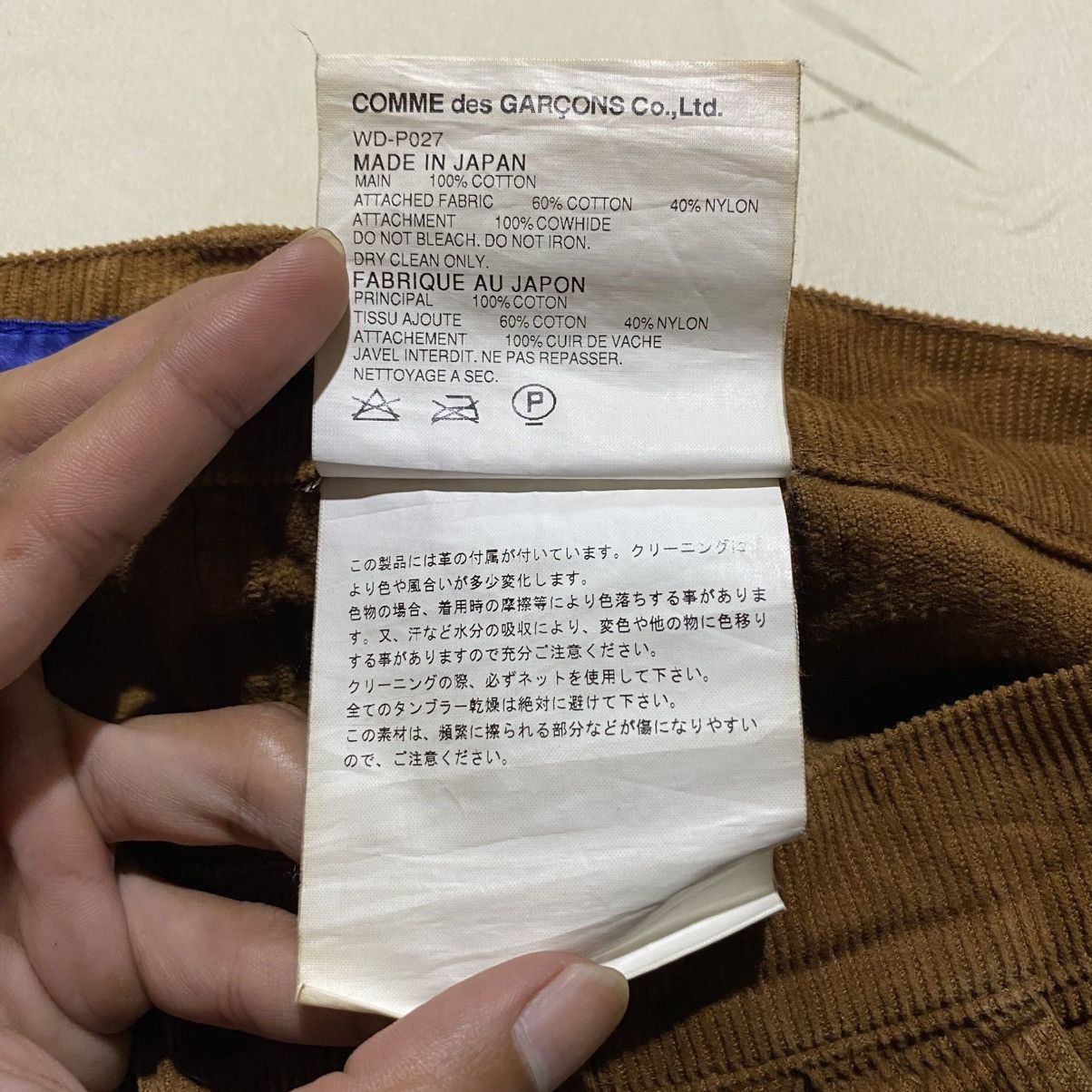 Junya Watanabe Junya Watanabe Man Comme des Garcons Corduroy Cargo Pants Size US 33 - 7 Thumbnail