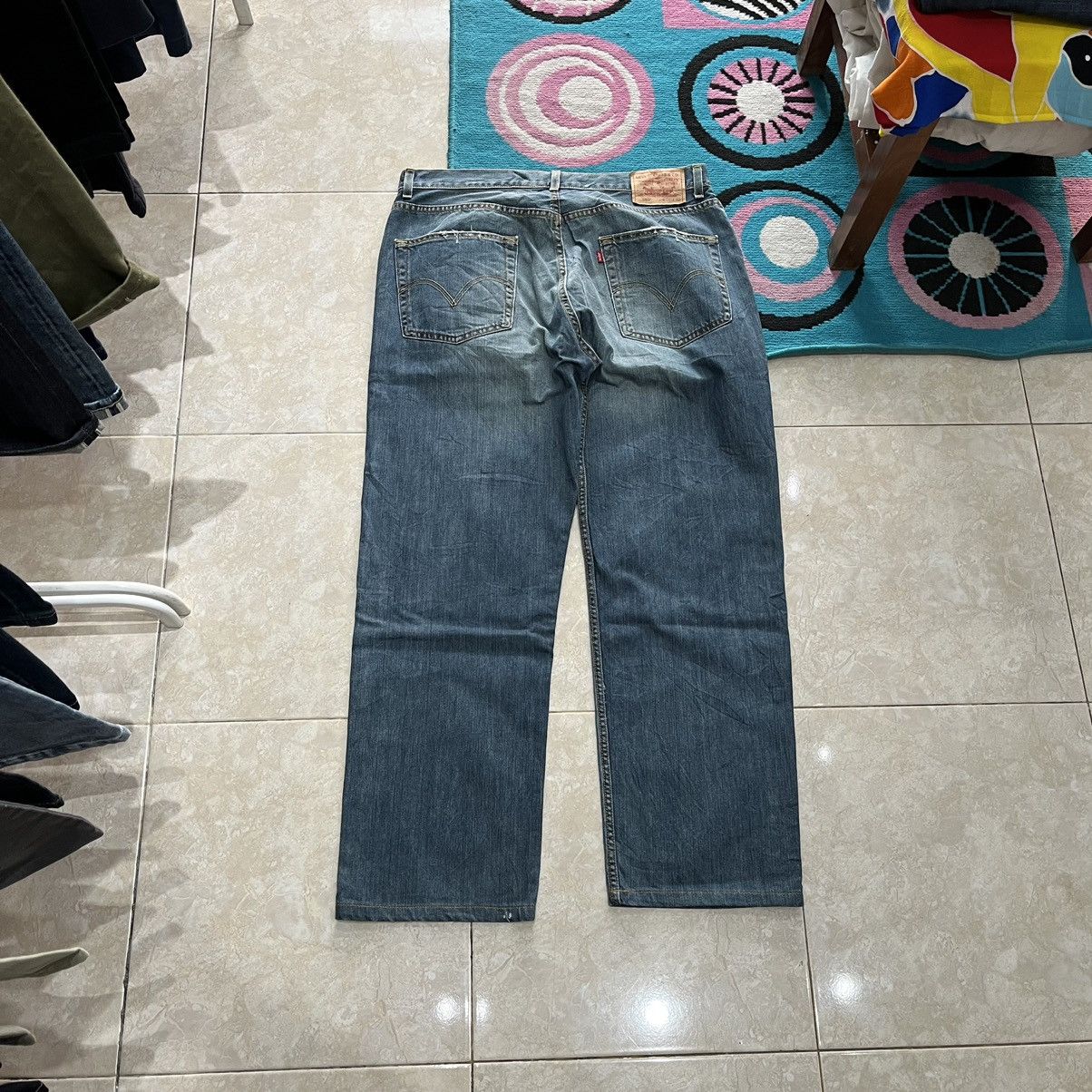 Levi's × Levi's Vintage Clothing × Vintage Vintage Y2K Levi's 569 Baggy Grunge Essential Denim Jeans Size US 36 / EU 52 - 5 Thumbnail