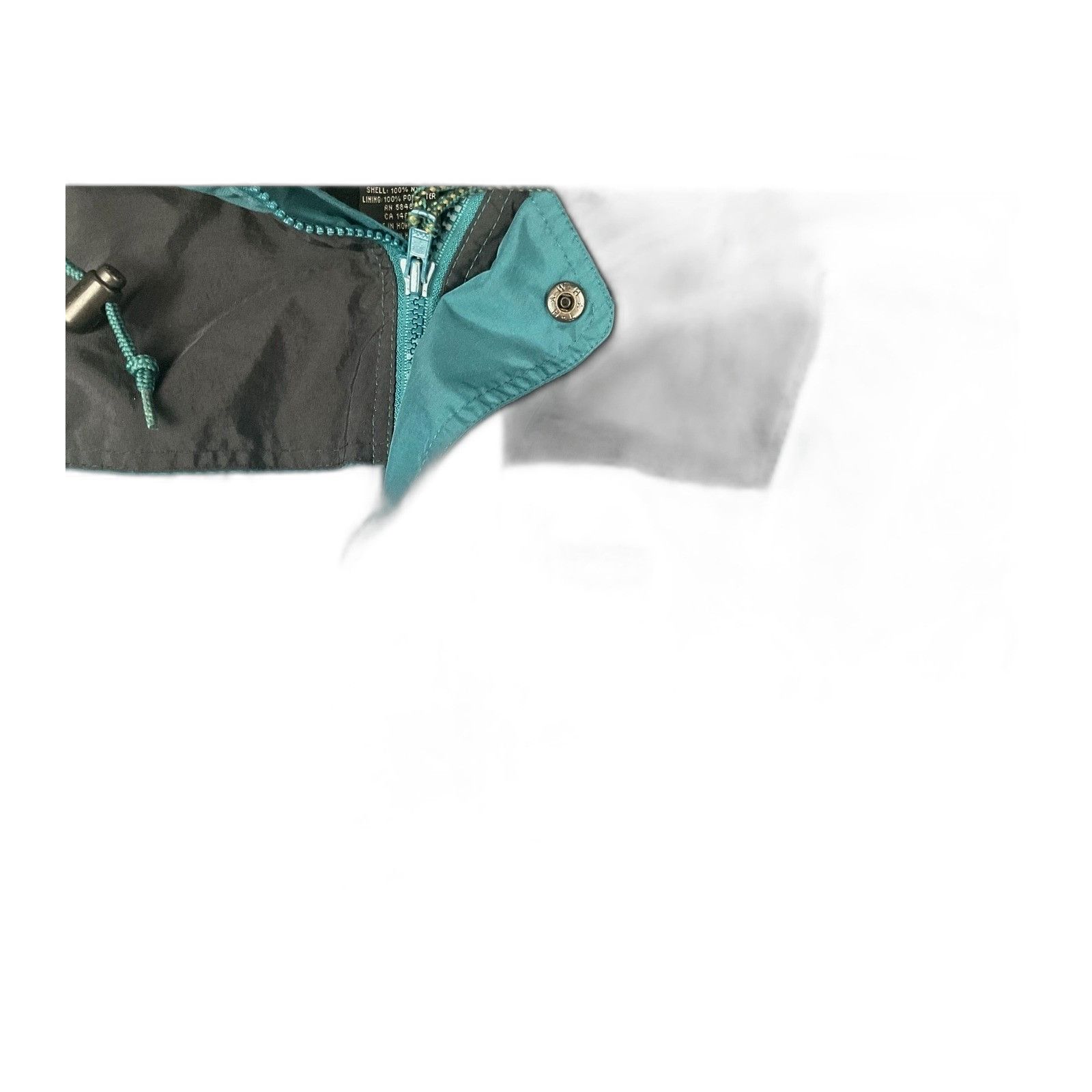 White Sierra Vintage White Sierra Hooded Jacket Mens M Teal Black Hiking Size US M / EU 48-50 / 2 - 3 Thumbnail