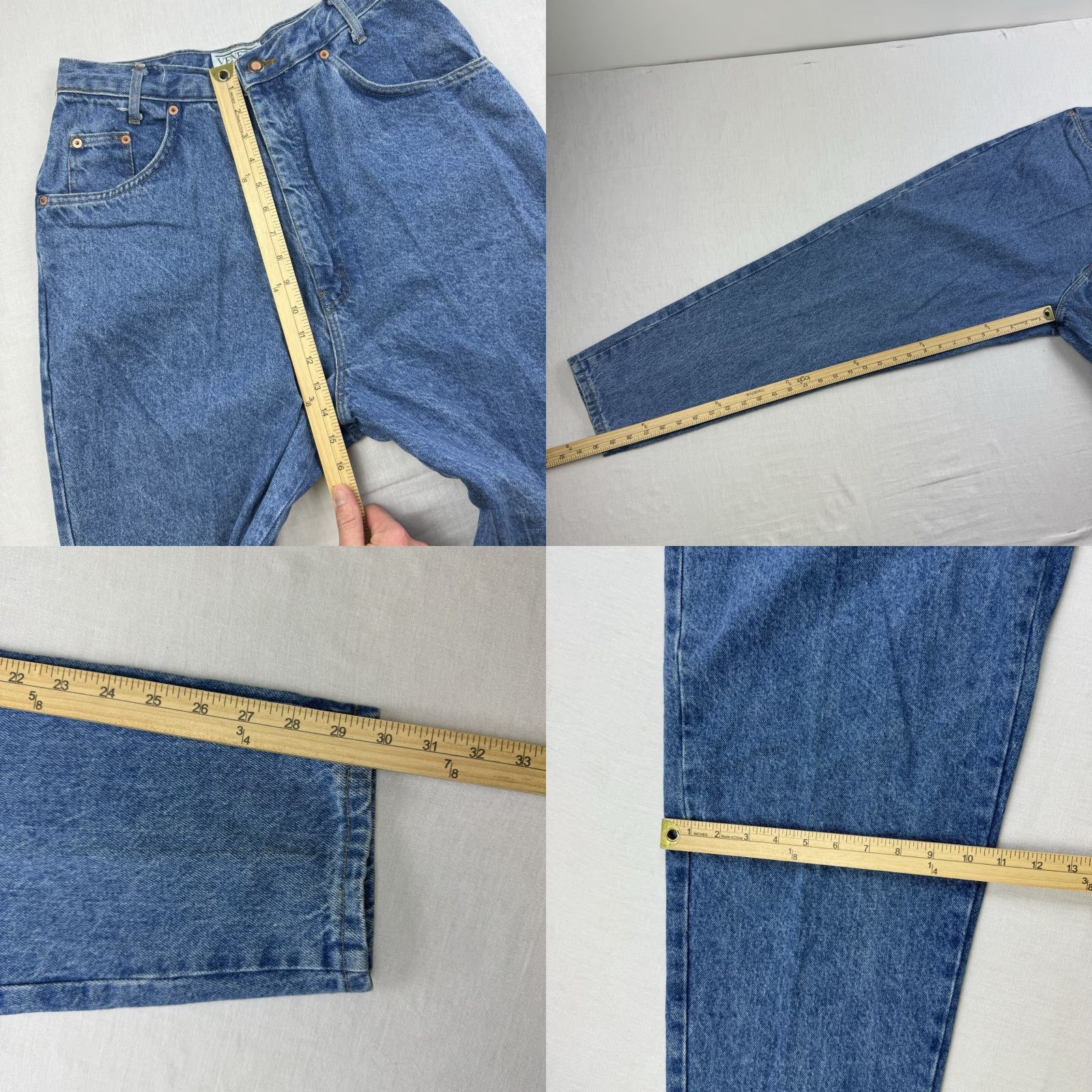 Vintage VINTAGE Venezia Jeans Womens 18 Blue High Waist Mom Jeans 90s NWT USA Made Size 40" / US 18 - 8 Thumbnail