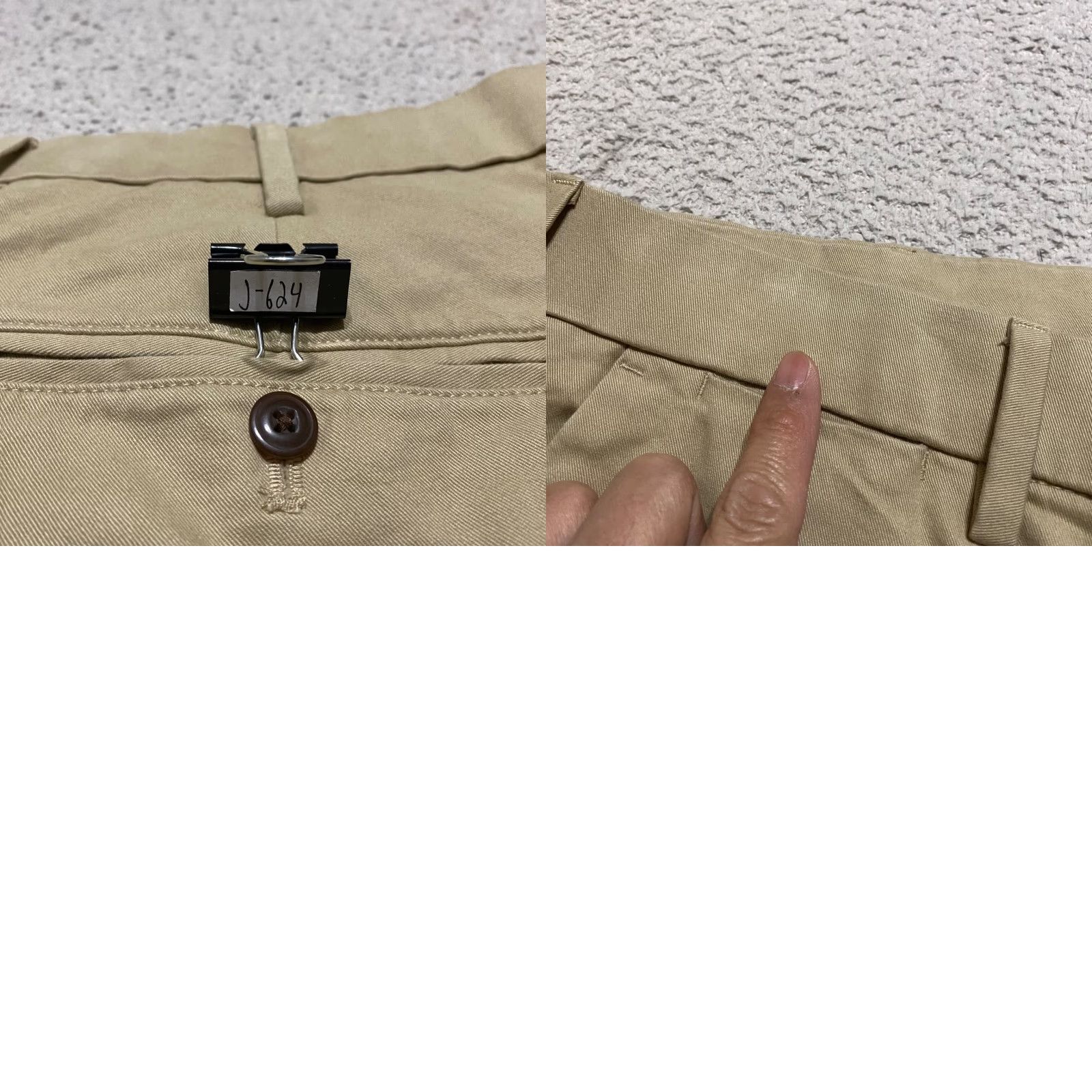Gap Gap Mens Slim 38x30 Khaki Beige Flat Front Chino Pants 38 Regular 30 Inseam Cotton Spandex Stretch Pockets Button Zip Vintage No N/A Size US 38 / EU 54 - 9 Thumbnail