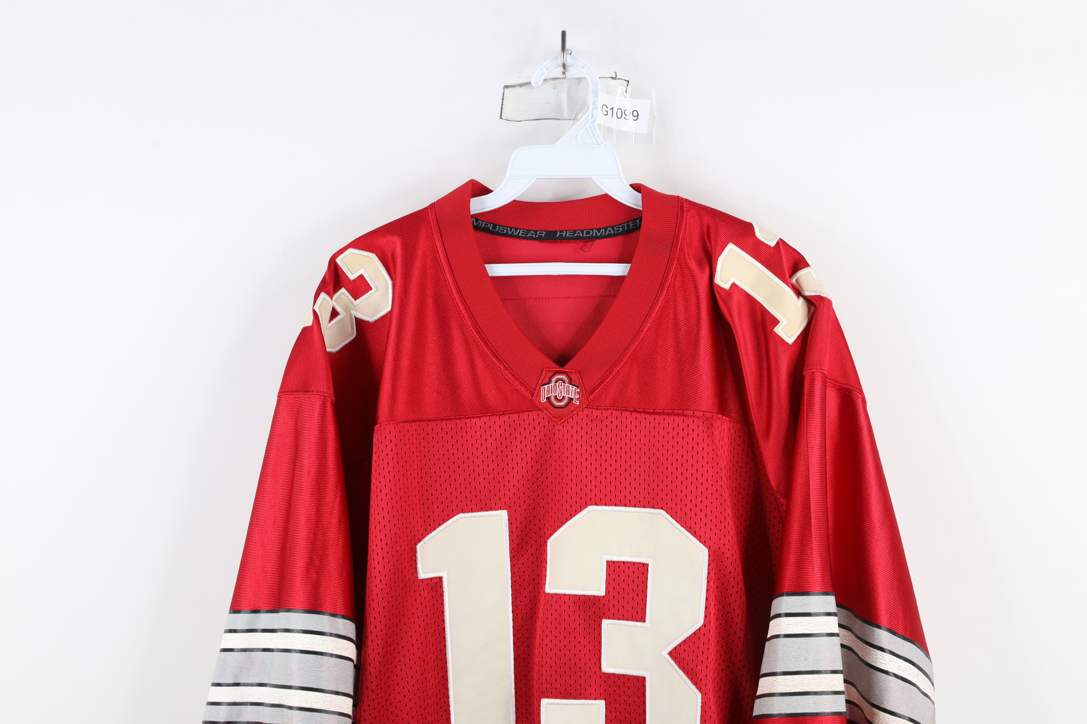 Vintage Vintage Baggy Ohio State University Football Jersey #13 Size US L / EU 52-54 / 3 - 2 Thumbnail