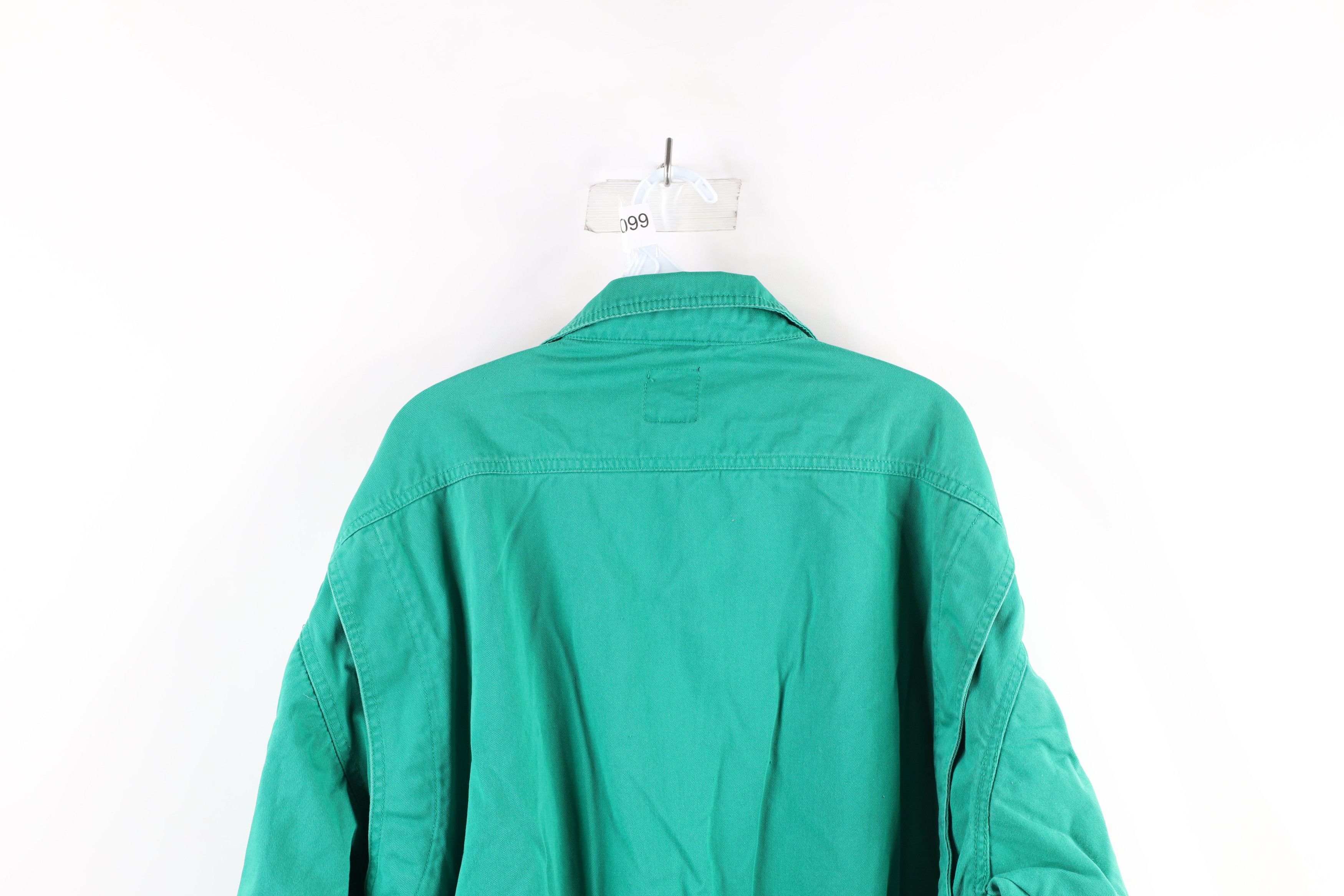 Gap × Vintage Vintage 90s Gap Faded Blank Cotton Canvas Bomber Jacket Size US L / EU 52-54 / 3 - 8 Thumbnail