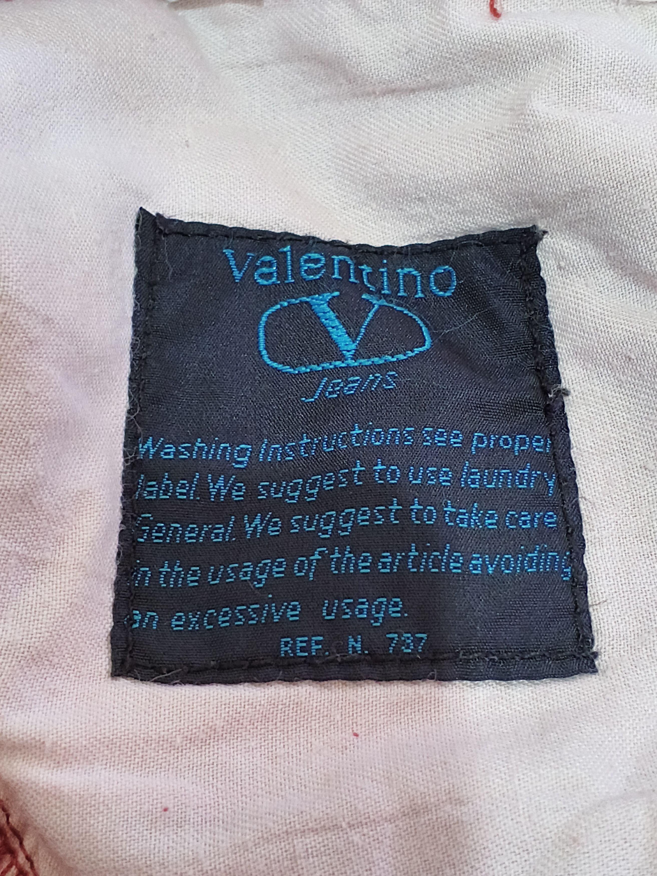 Valentino Vintage Valentino Jeans Straight Fit Pink Denim Size 26" / US 2 / IT 38 - 11 Thumbnail