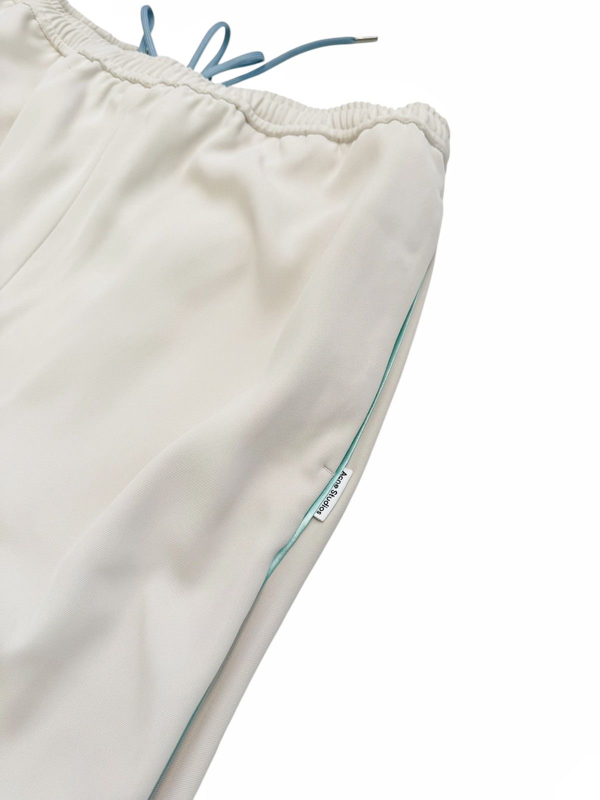 Acne Studios Cream Turqoise Baggy Lounge Track Pant Size US 34 / EU 50 - 4 Thumbnail