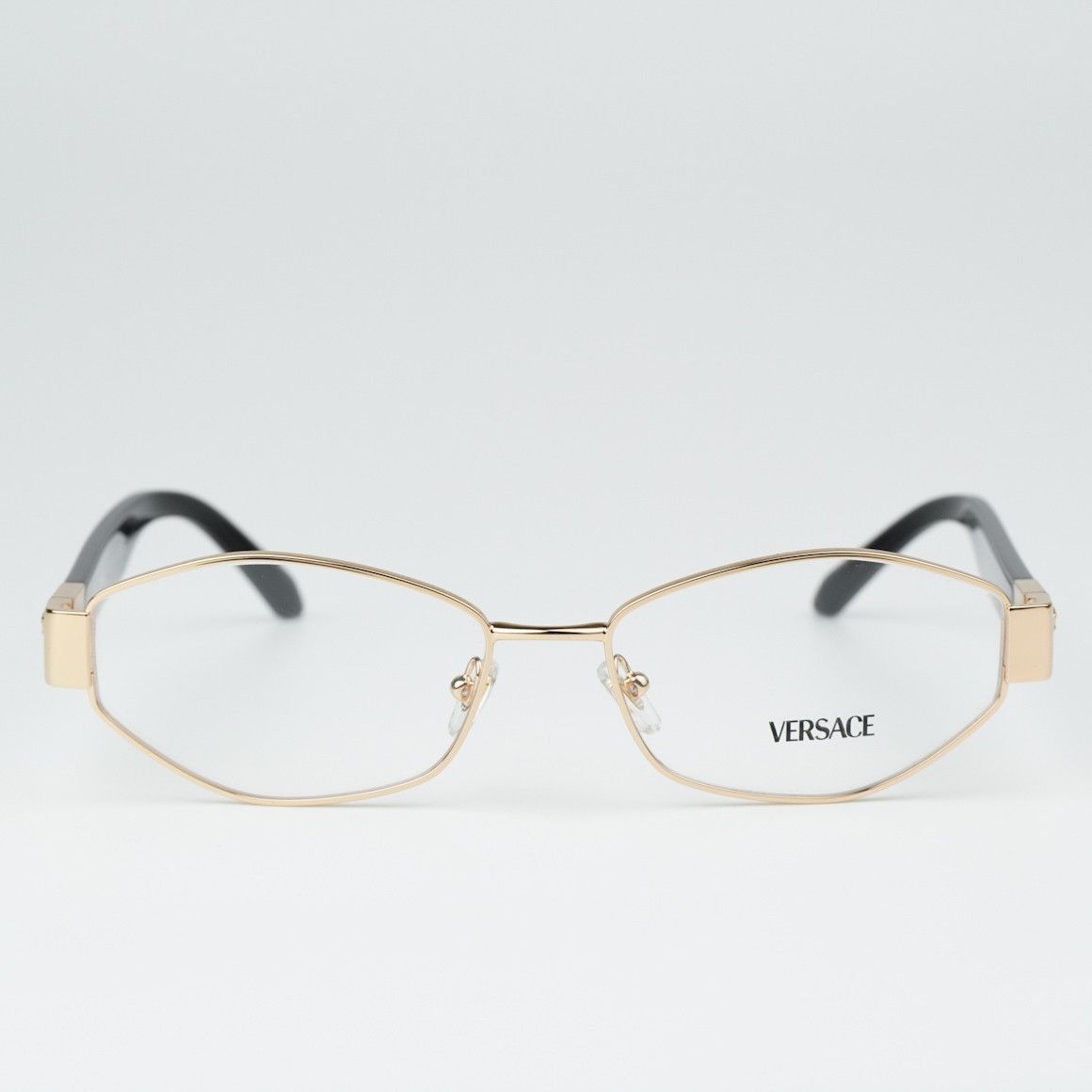 Versace NEW Versace VE1298 1002 Gold Oval Unisex Eyeglasses VE 1298 Size ONE SIZE - 2 Thumbnail