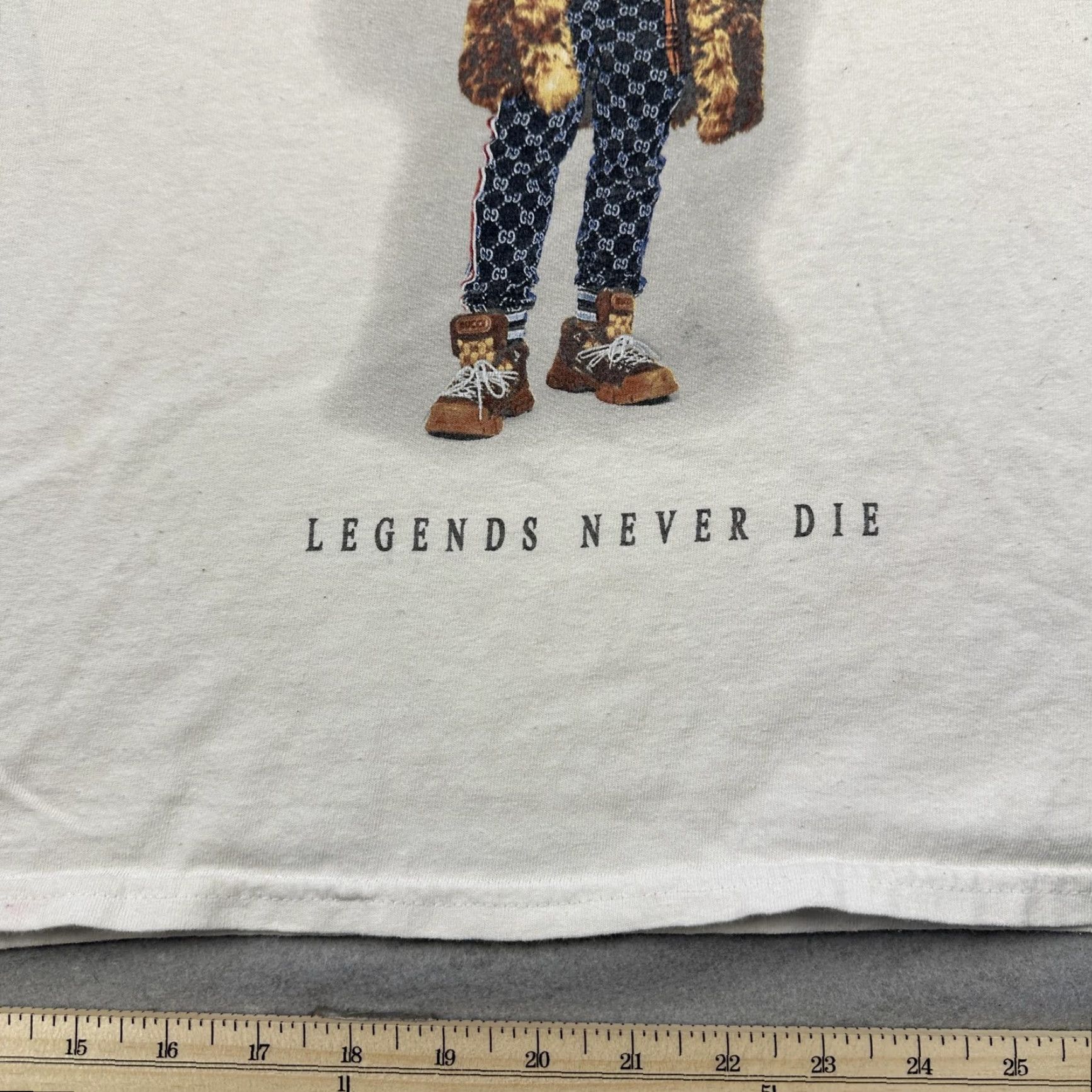 Vintage Juice WRLD Shirt Mens Small White Legends Never Die 999 Rap Graphic Tee Size US S / EU 44-46 / 1 - 6 Thumbnail