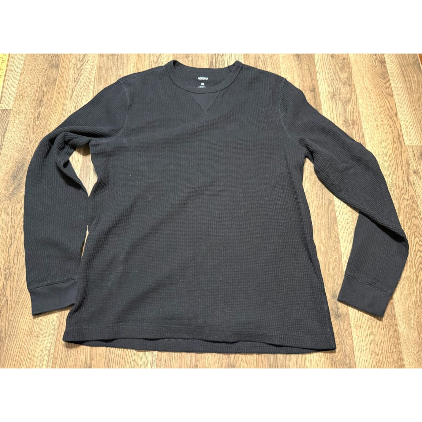 Vintage Sonoma Shirt Men's XL Black Long Sleeve Crewneck Shirt Crew Neck Par-T?g? Size US XL / EU 56 / 4 - 2 Thumbnail