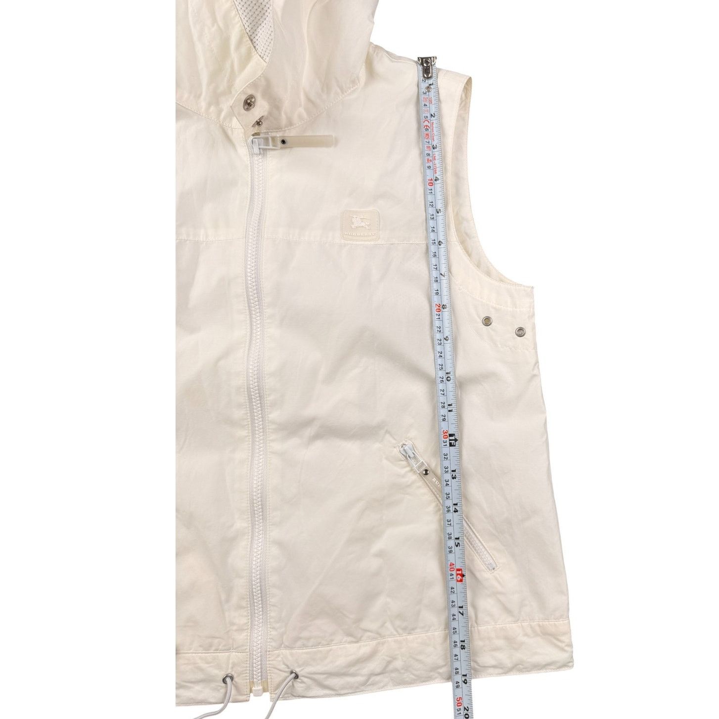 Burberry Burberry Hooded Lest Sleeveless White Vintage Vest XS Women Size US S / EU 44-46 / 1 - 5 Thumbnail