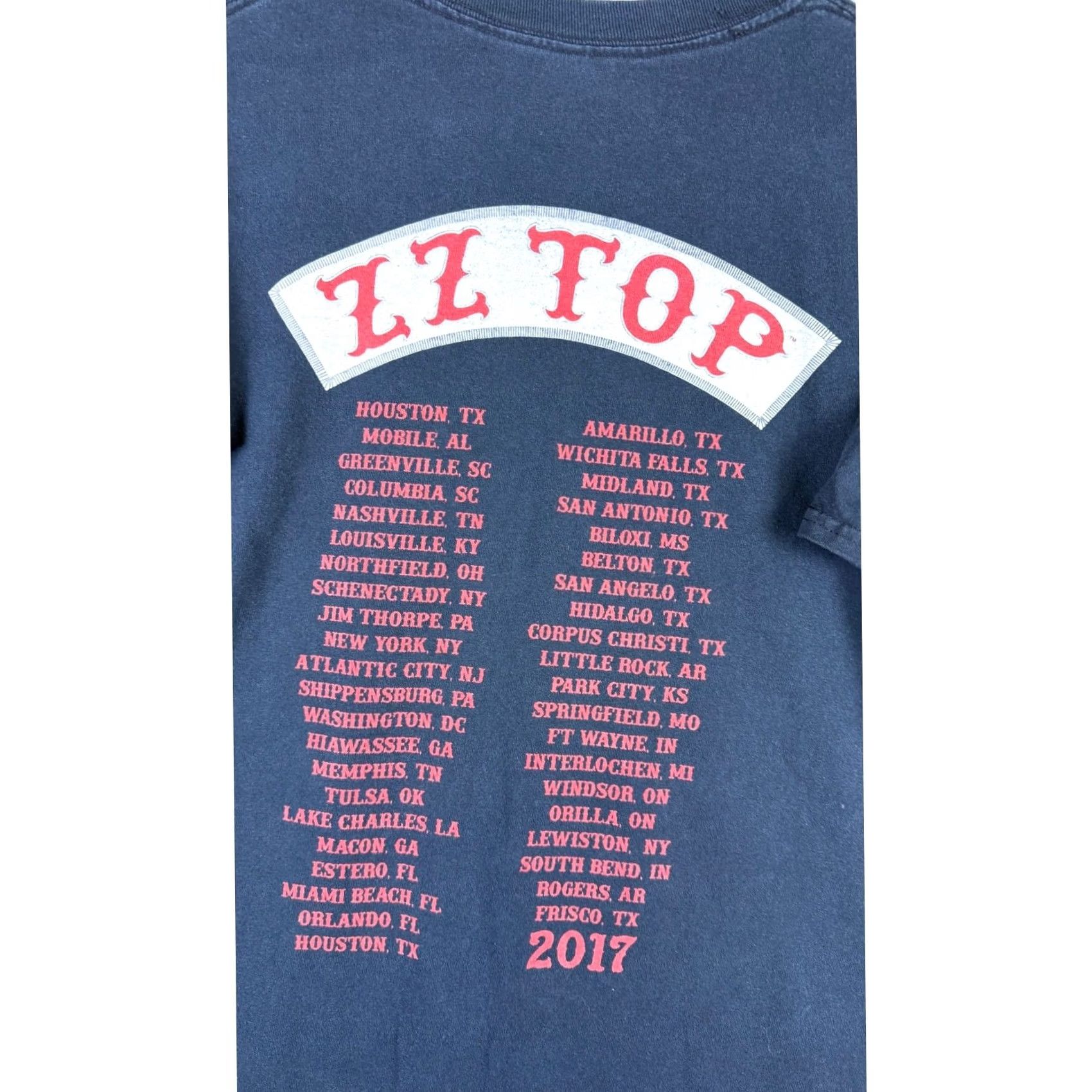 Gildan Gildan ZZ Top T-Shirt Mens Large Black 2017 Tour Graphic Tee Size US L / EU 52-54 / 3 - 3 Thumbnail