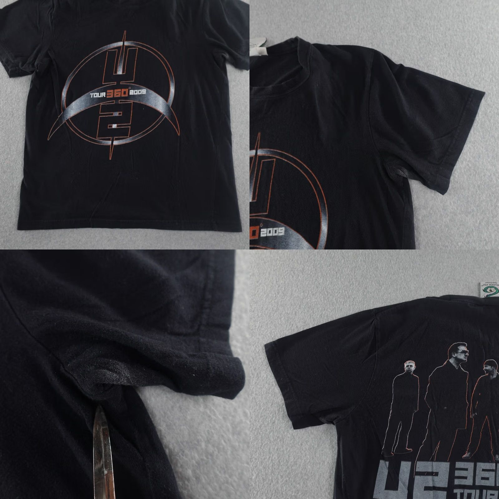 Vintage U2 Rock Band 360 Tour Womens 2XL T-Shirt Black Crew Neck Rudolph 2XL Womens45 Size XXL / US 16-18 / IT 52-54 - 8 Thumbnail