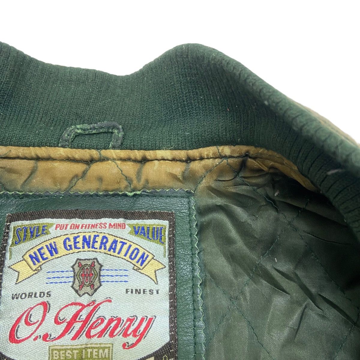 Genuine Leather Vintage O Henry Rancher Leather Varsity Jacket Size US M / EU 48-50 / 2 - 25 Thumbnail
