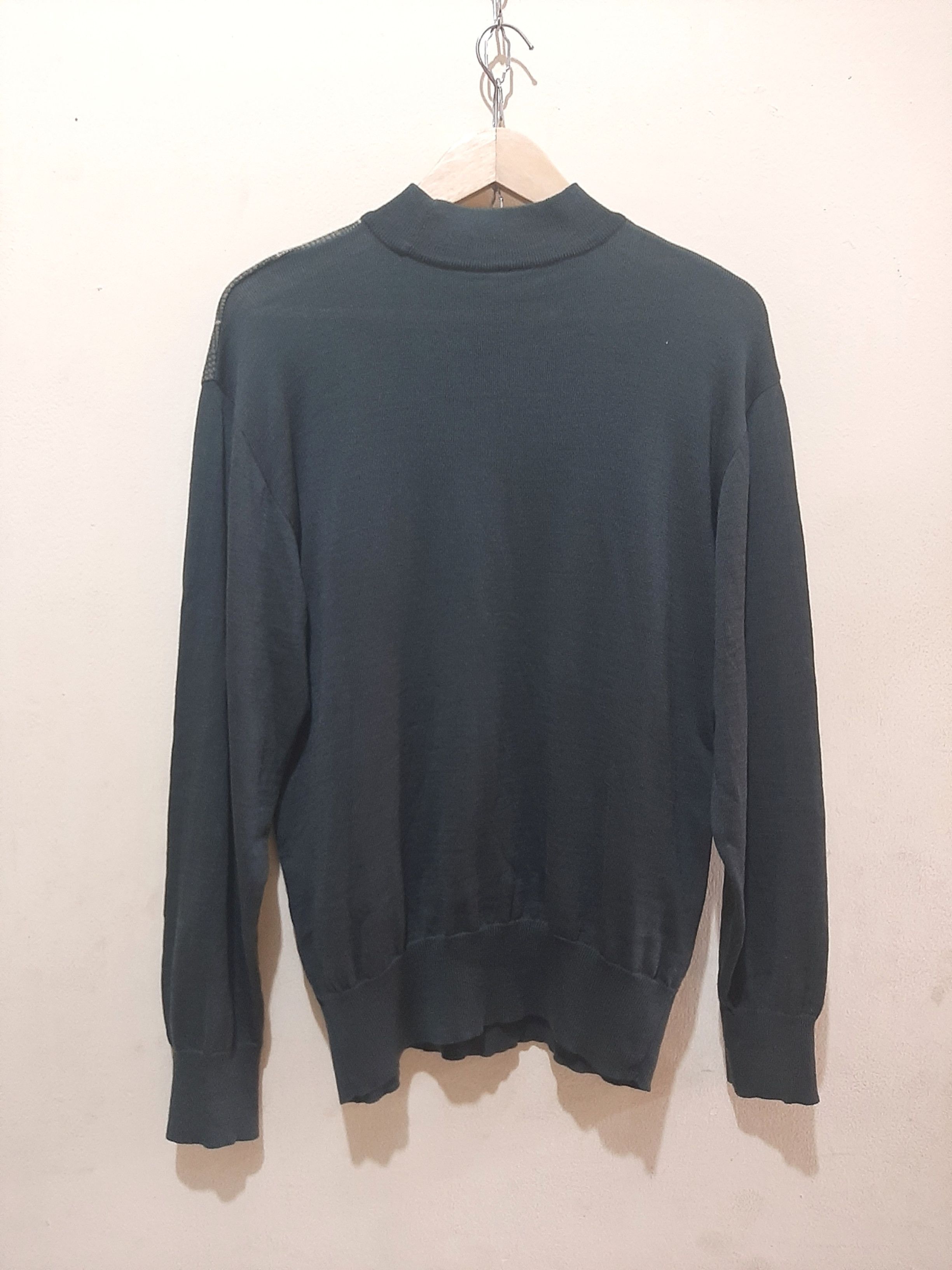 Yves Saint Laurent Yves Saint Laurent Ysl Pour Homme Plaid Turtle Neck Knit Size US L / EU 52-54 / 3 - 5 Thumbnail