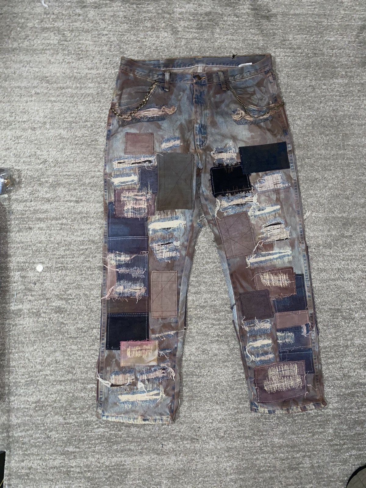 Handmade 3li upcycle denim Size US 32 / EU 48 - 1 Thumbnail