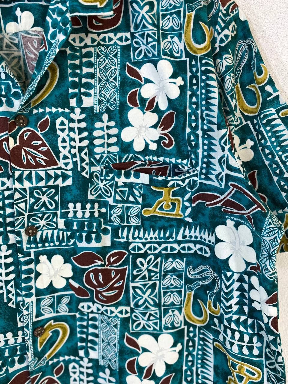 Vintage vintage 60s/70s royal creations hawaiian shirt nice design Size US XL / EU 56 / 4 - 3 Thumbnail