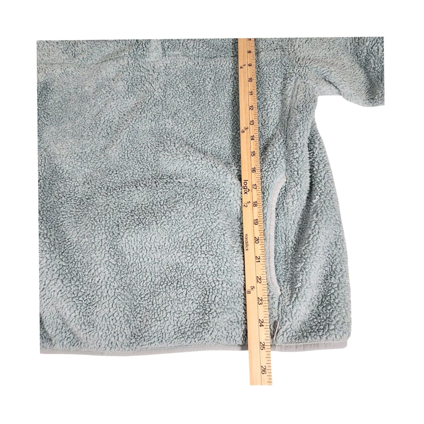 Eddie Bauer Eddie Bauer Womens XL Sherpa Fleece Pullover Sage Green Mock Neck Jacket Shirt Hoodie? Size XL / US 12-14 / IT 48-50 - 6 Thumbnail