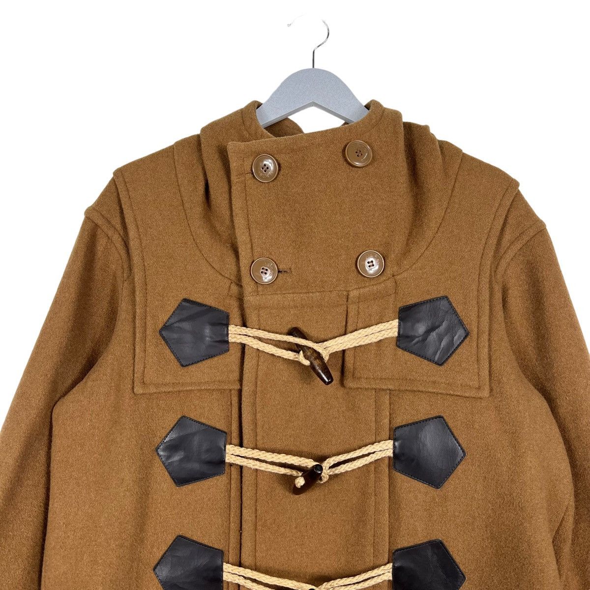 CABANE de ZUCCa 🔥 NE-NET WOOL DUFFEL HOODIE JACKET Size US S / EU 44-46 / 1 - 3 Thumbnail