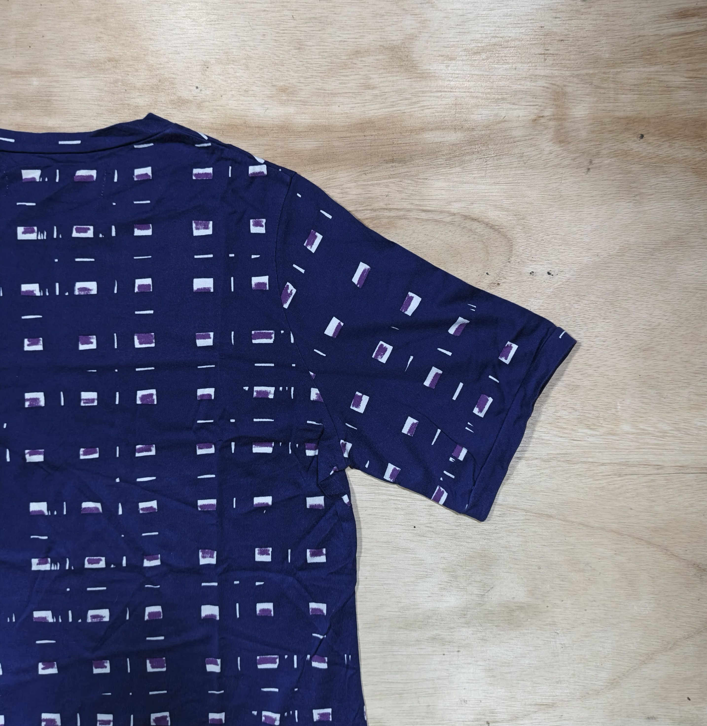 Japanese Brand matohu window pattern aop t-shirt Size M / US 6-8 / IT 42-44 - 9 Thumbnail