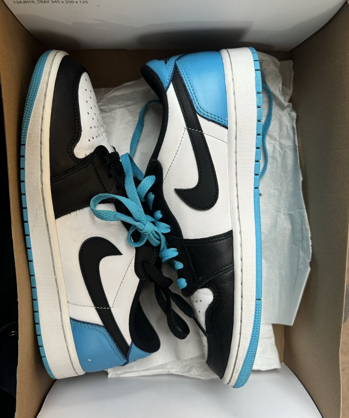 Nike Air Jordan 1 Low “Powder Blue” – Size 10.5 Size US 10.5 / EU 43-44 - 2 Thumbnail