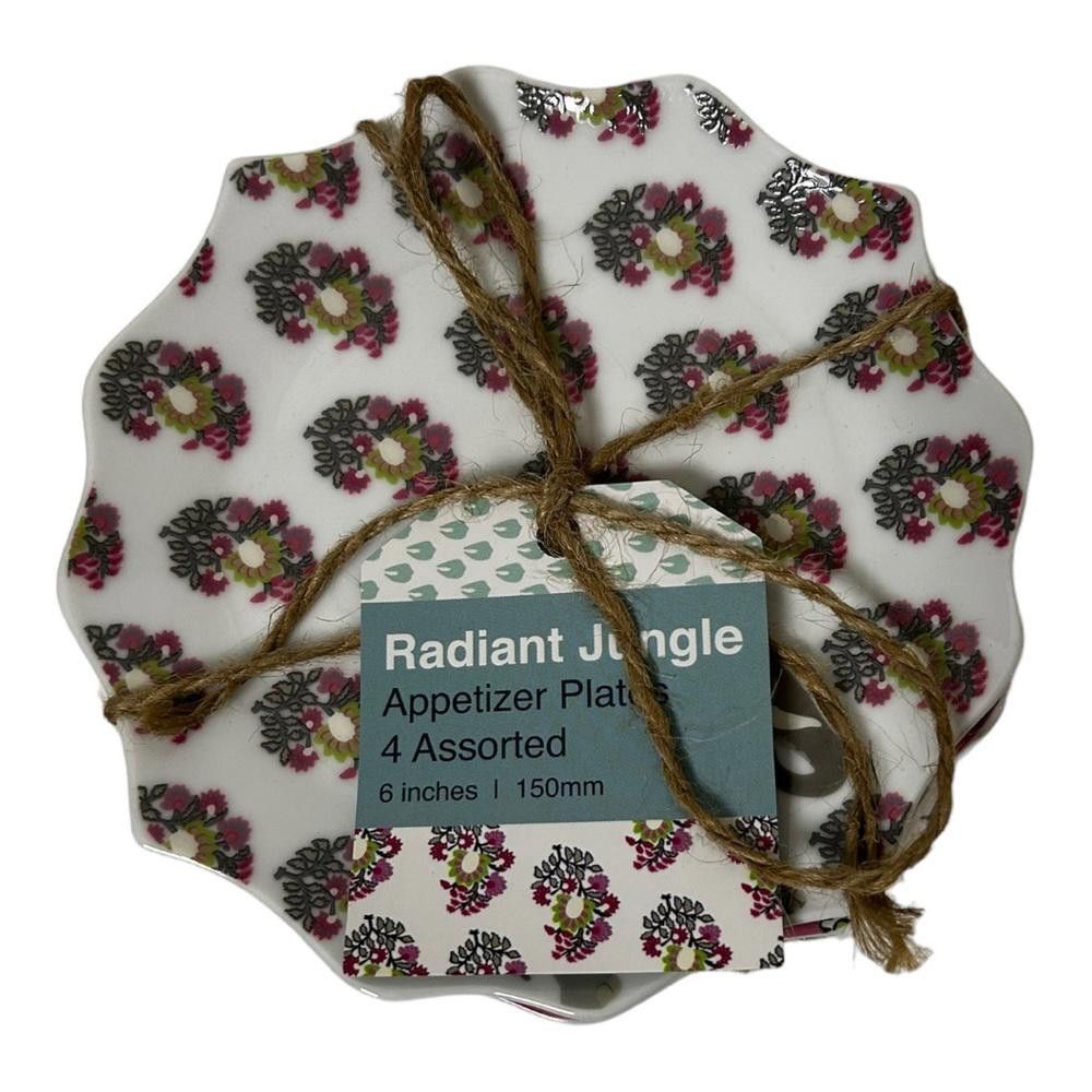 Designer World Market l NWT Boho Appetizer Plates Size ONE SIZE - 1 Thumbnail