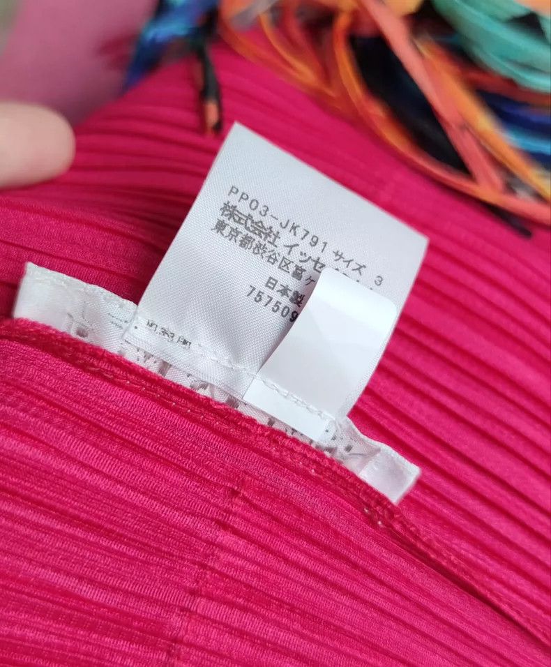 Issey Miyake Issey Miyake size:3 Pink three-layer tassel vest Size M / US 6-8 / IT 42-44 - 5 Thumbnail