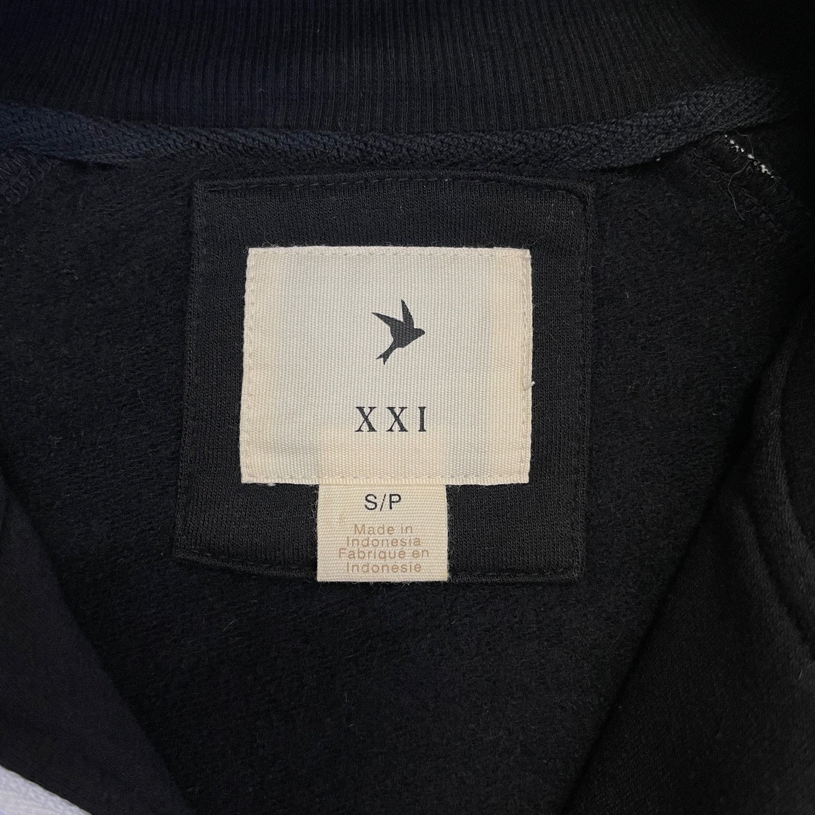 Forever 21 Black Sporty Track Jacket White Piping XXI Forever 21 Small Size S / US 4 / IT 40 - 14 Thumbnail