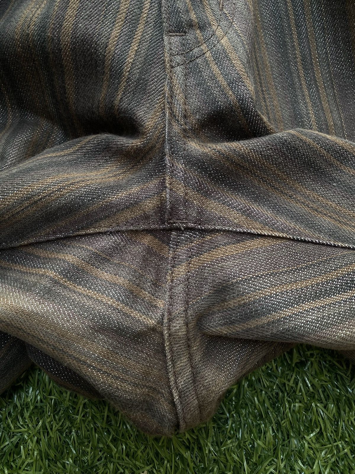 semanticdesign Y2K Semantic Design Striped Flared Pants Size US 32 / EU 48 - 15 Thumbnail