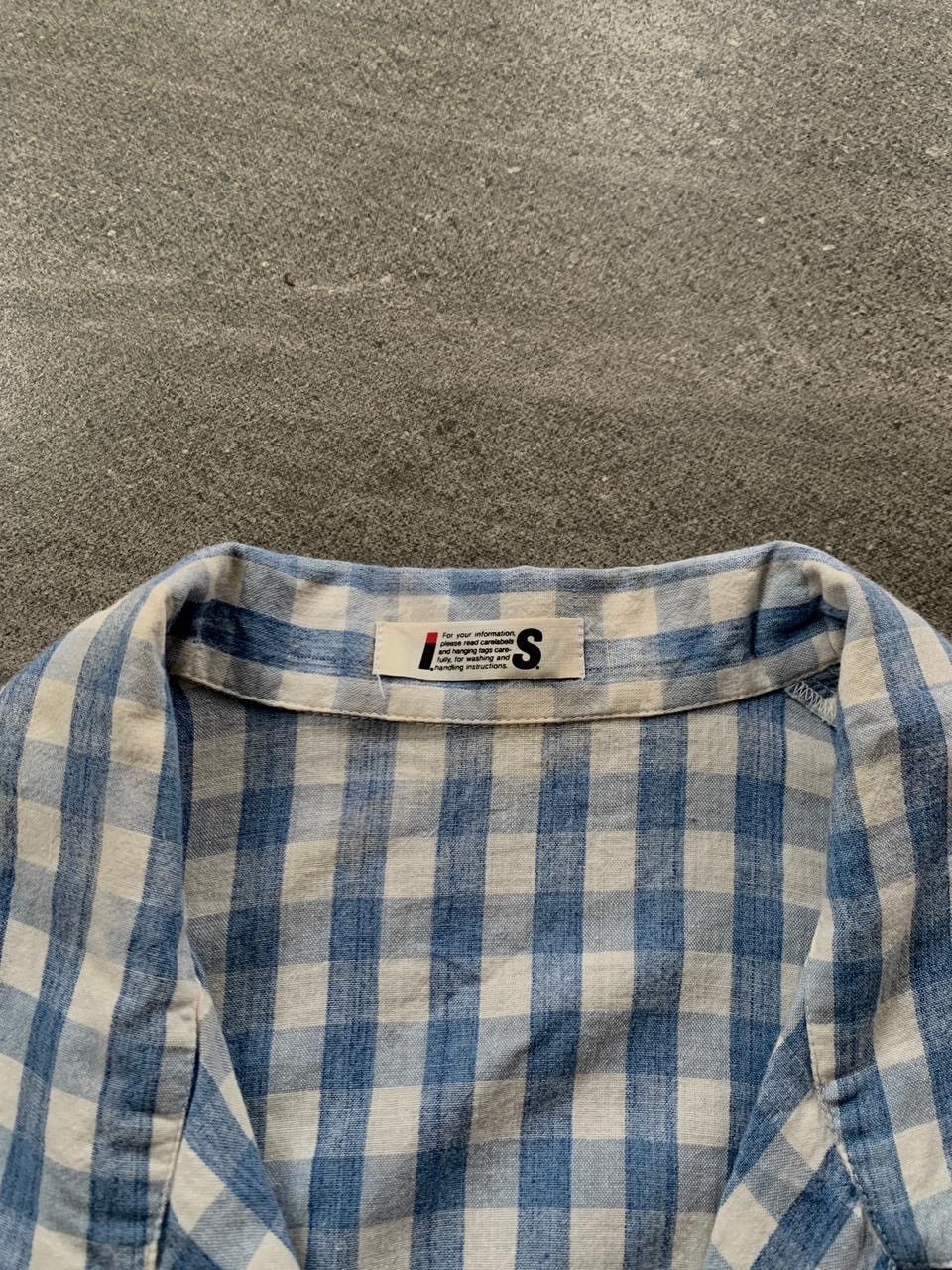 Issey Miyake FREE TAX! Gingham Check Wide Shirt Size US M / EU 48-50 / 2 - 8 Thumbnail