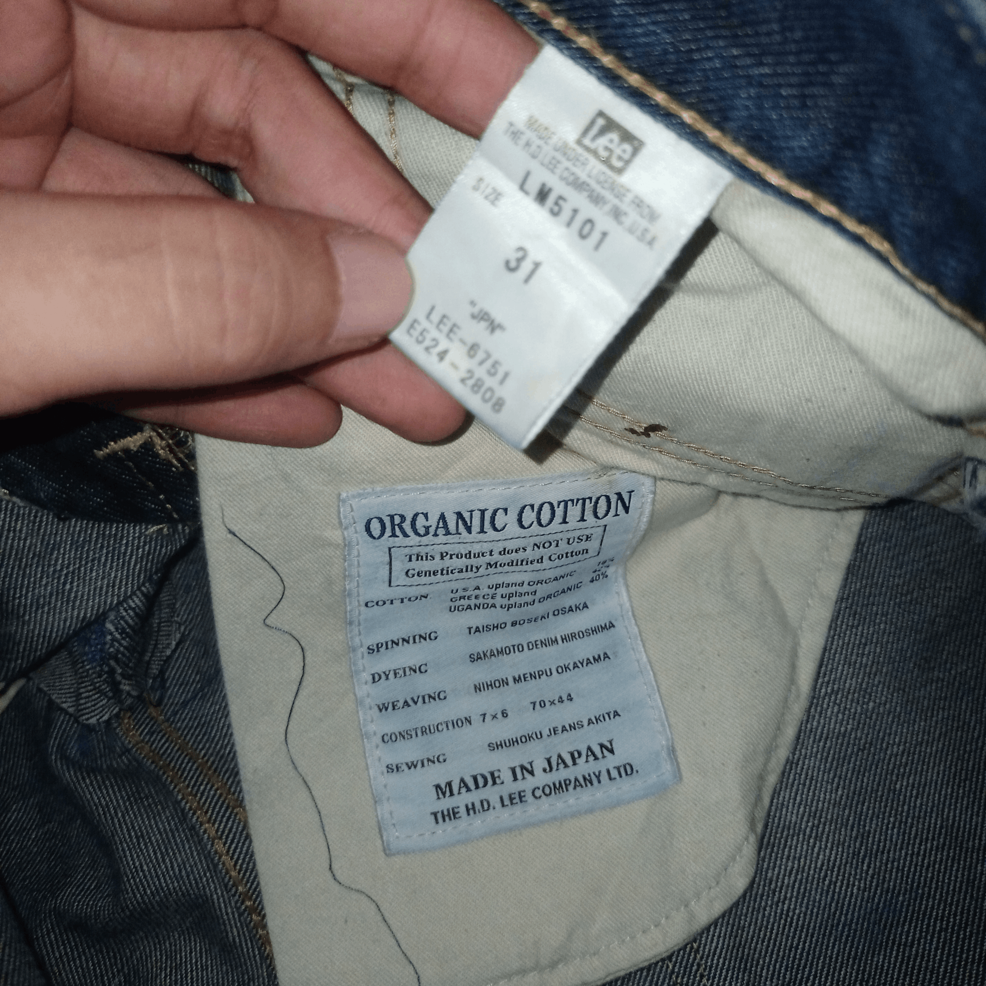 Lee Vintage 90s LEE RIDERS Workwear Denim Loose Jeans 31x25 Size US 31 - 9 Thumbnail