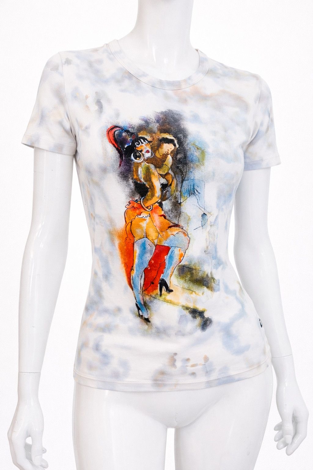 Jean Paul Gaultier Jean Paul Gaultier Make Love Not War Tie Dye Top Size M / US 6-8 / IT 42-44 - 1 Thumbnail