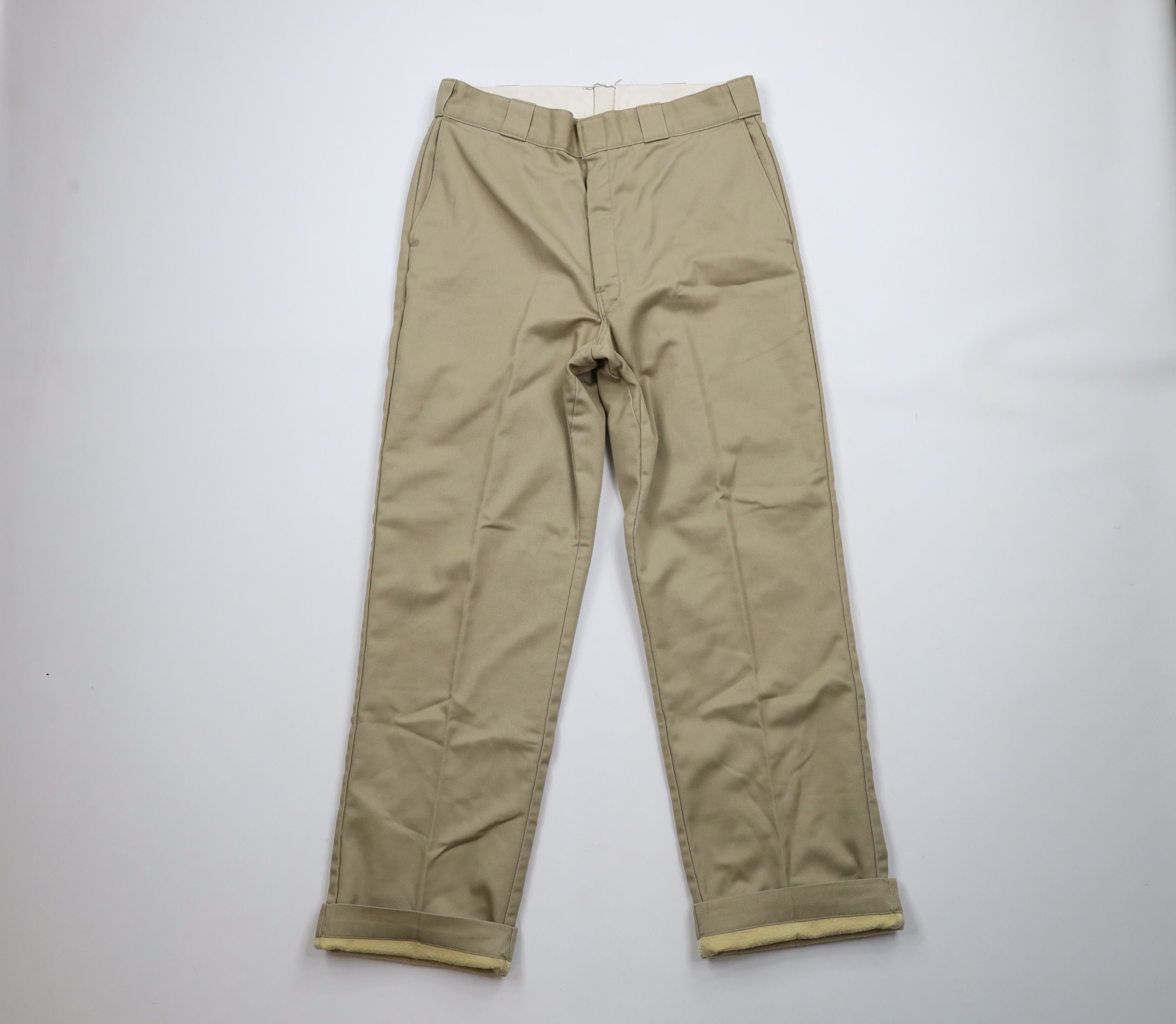 Dickies × Vintage Vintage 70s Dickies Cloth Lined Wide Leg Workwear Pants USA Size US 32 / EU 48 - 1 Thumbnail