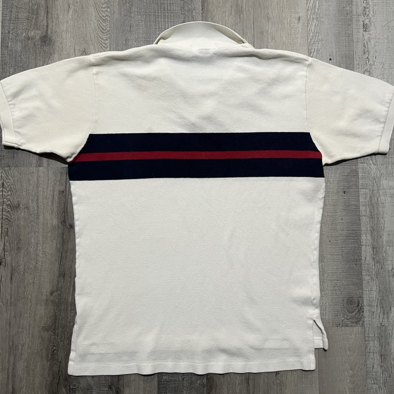 Polo Ralph Lauren Vintage Polo Ralph Lauren Cotton Knit Striped Collared Shirt Size US XL / EU 56 / 4 - 2 Thumbnail