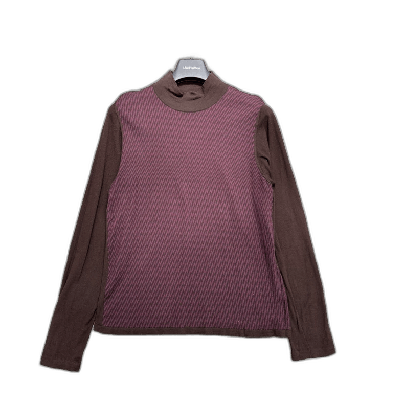 Givenchy Givenchy Brown Color Block Knit Top-yf Size US L / EU 52-54 / 3 - 1 Thumbnail