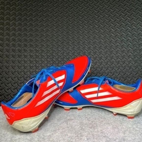 Adidas Adidas Adizero F30 F50 FG G64865 Messi Red Blue Soccer Football Cleats Size 13 Mens Red Size US 13 / EU 46 - 3 Thumbnail