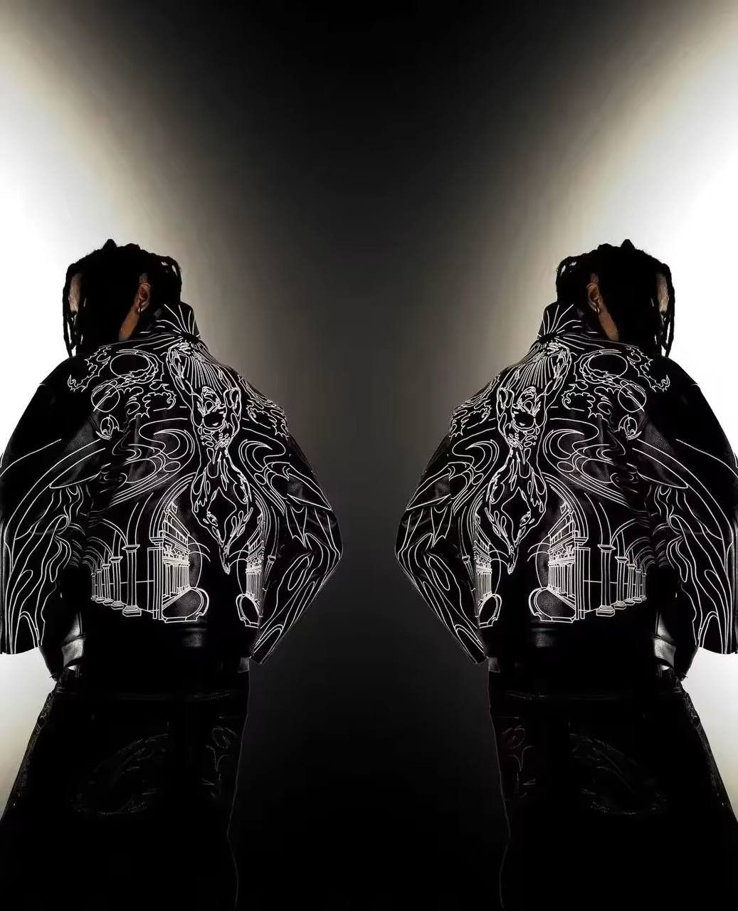 Japanese Brand × Vintage gothic faux leather jacket Size US L / EU 52-54 / 3 - 2 Thumbnail