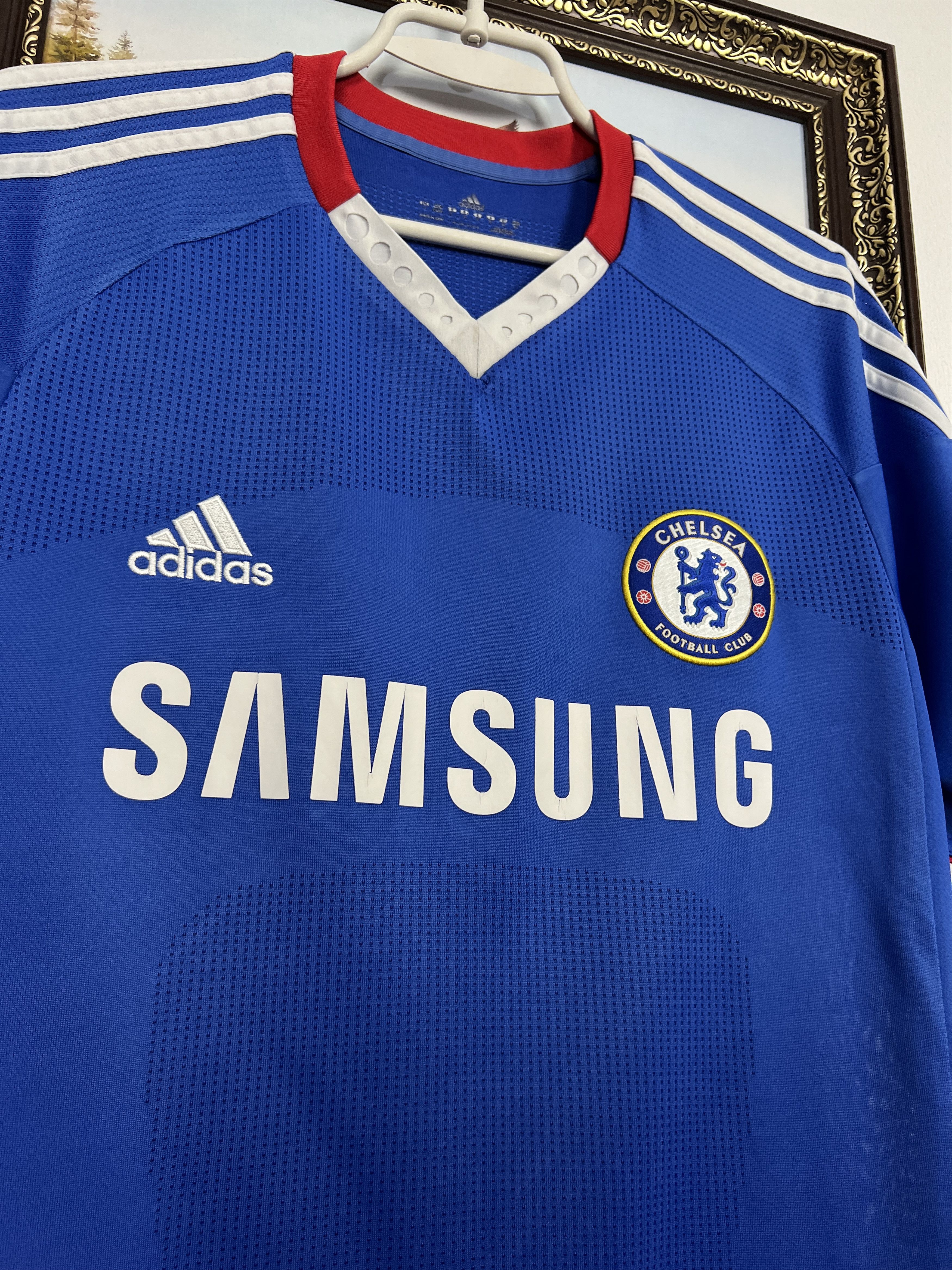 Adidas Chelsea Home football shirt 2010 Soccer Adidas Jersey Trikot Size US S / EU 44-46 / 1 - 3 Thumbnail