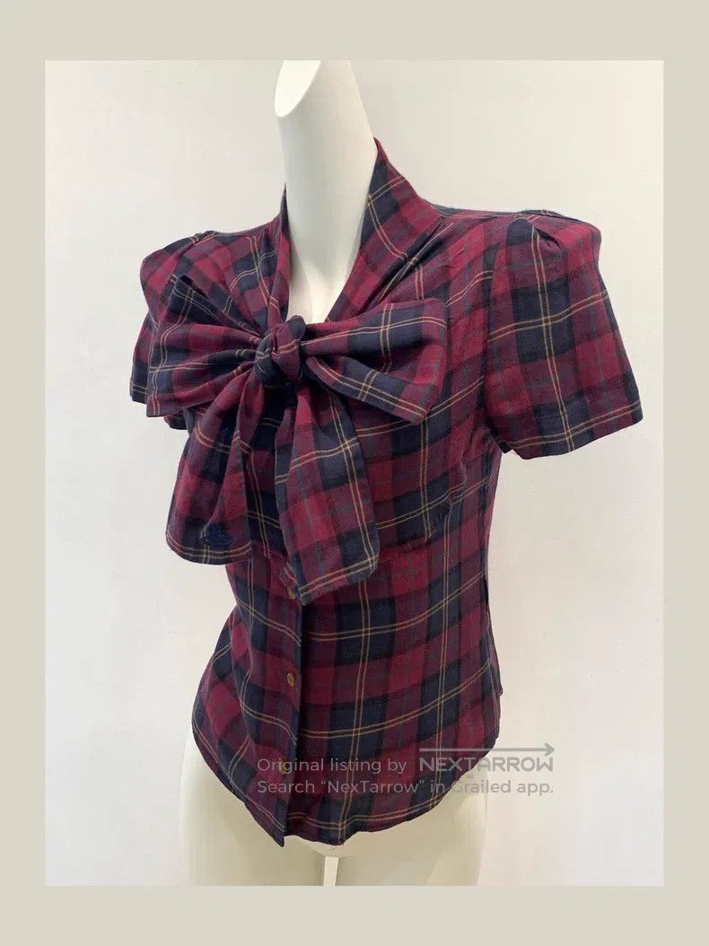 Vivienne Westwood Vivienne Westwood Bow Long Sleeve Shirt Size M / US 6-8 / IT 42-44 - 6 Thumbnail