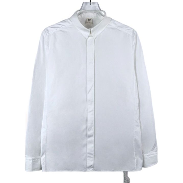 Hermes Hermès Notched Lapel Single-Breasted Long-Sleeve Shirt Size XS / US 0-2 / IT 36-38 - 1 Thumbnail