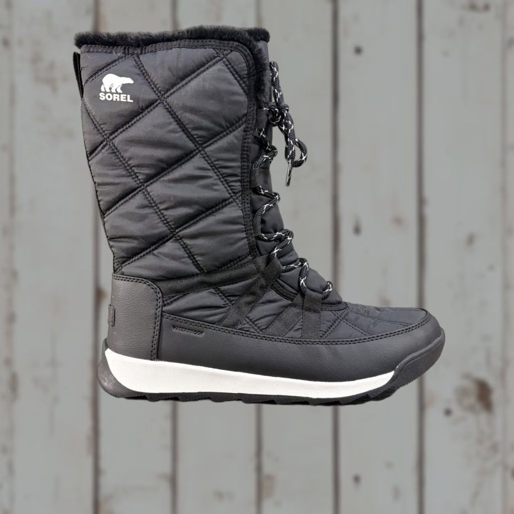 SOREL Sorel Whitney II Plus Tall Waterproof Lace Up Snow Boot Women 11 Black Winter Size US 9 / IT 39 - 1 Thumbnail