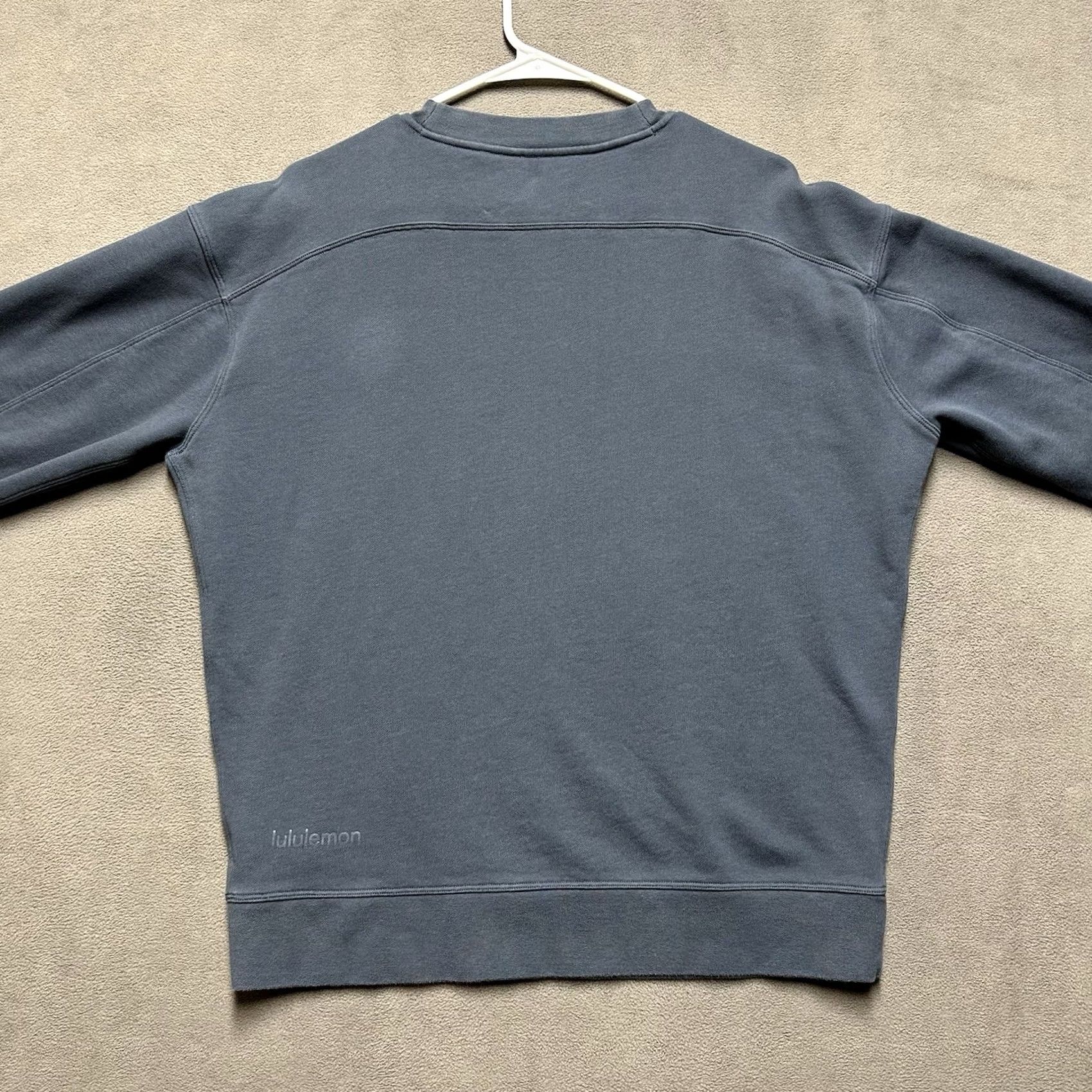 Lululemon Lululemon Perfectly Oversized Crew Sweatshirt Blue Size 8 Cotton Terry Relaxed Women Size M / US 6-8 / IT 42-44 - 2 Thumbnail