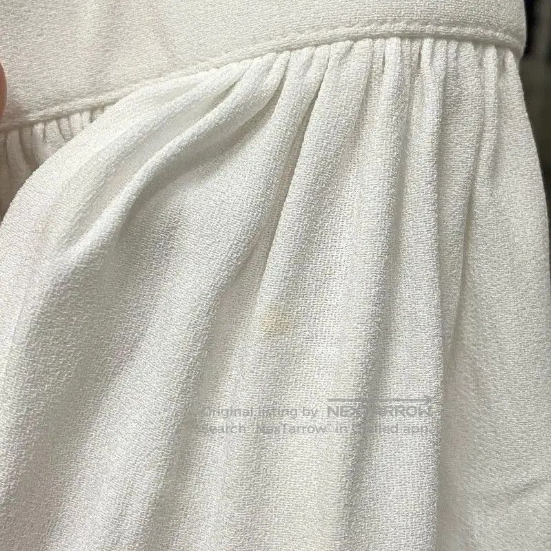 Louis Vuitton Louis Vuitton White Women's Dress with Pleats . Size XXS / US 00 / IT 34 - 5 Thumbnail
