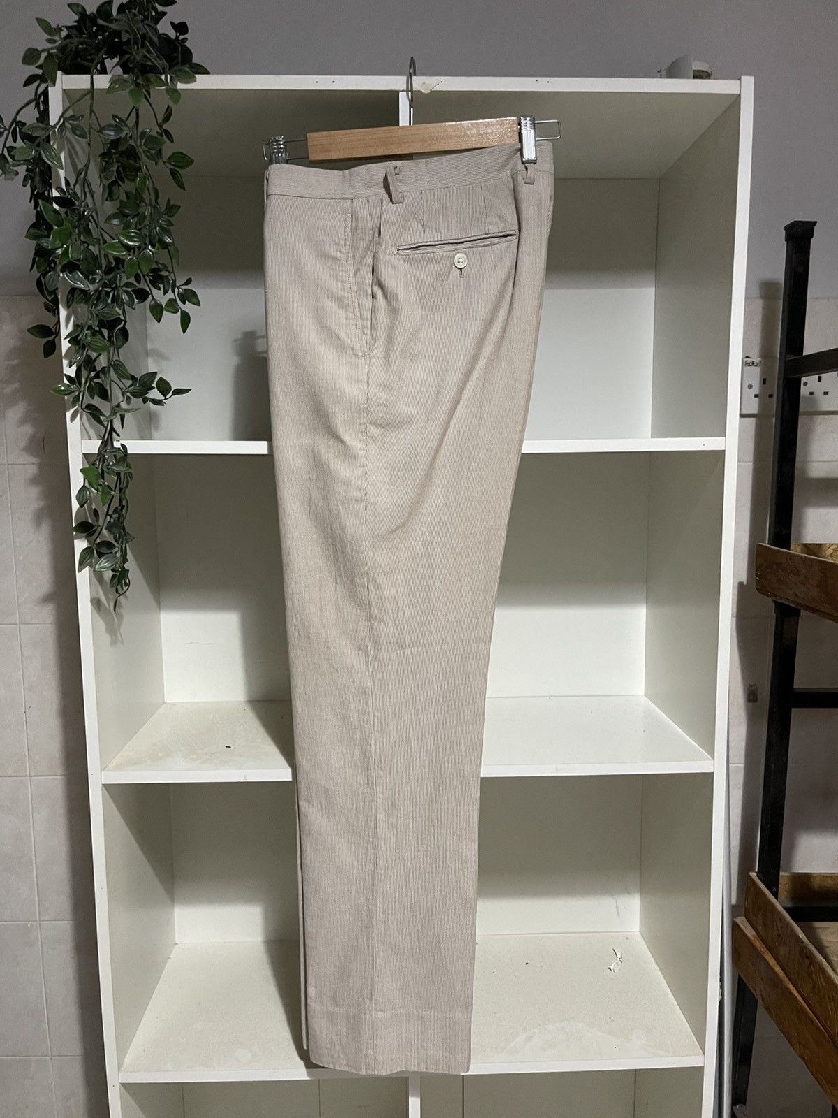 Burberry Burberry Stripe Pleated Pants Size US 32 / EU 48 - 2 Thumbnail