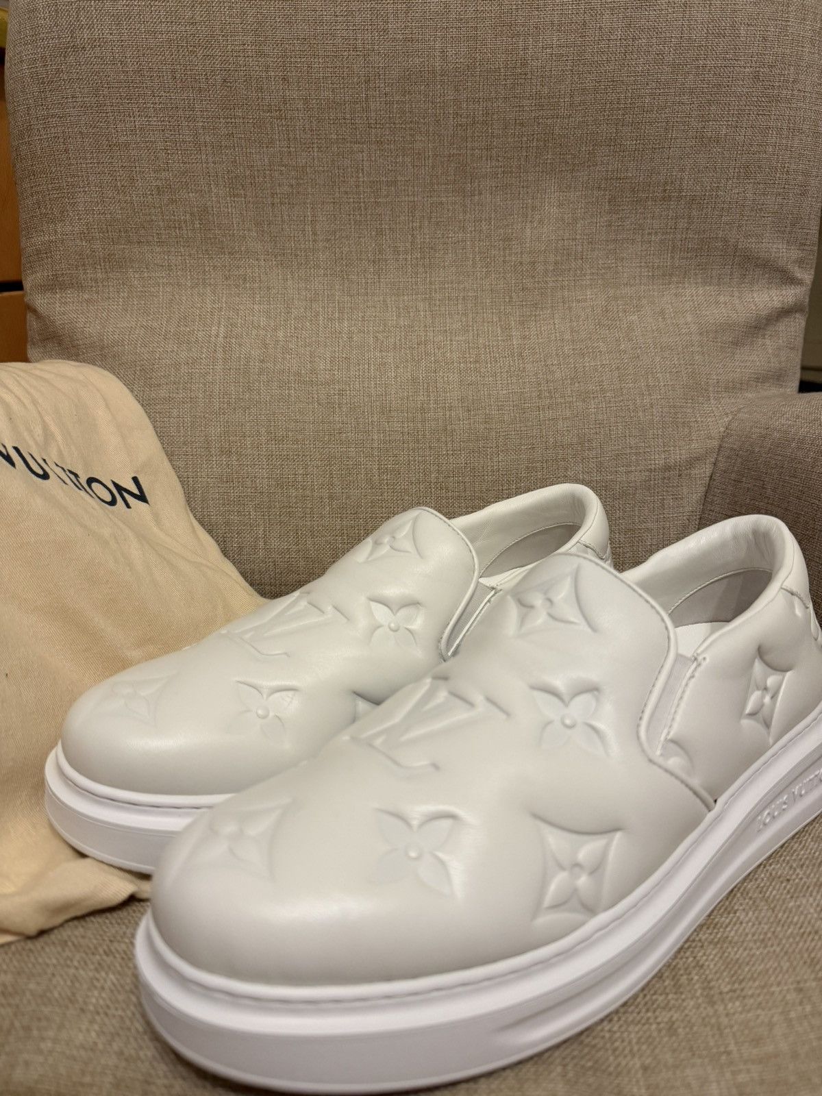 Louis Vuitton Louis Vuitton beverly hills Slip on white Size US 9 / EU 42 - 1 Thumbnail