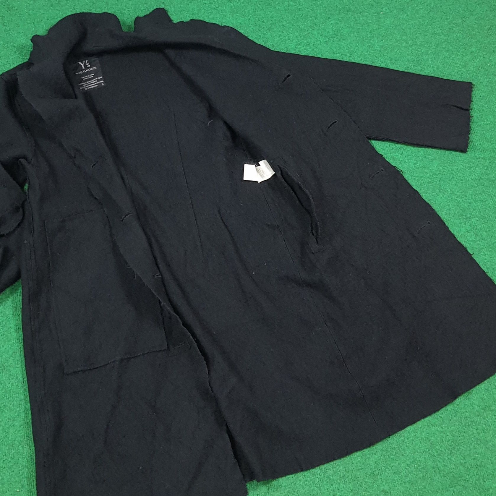 Y's Yohji Yamamoto Y's Longline Blazer Wool Linen Cardigan Size US M / EU 48-50 / 2 - 7 Thumbnail