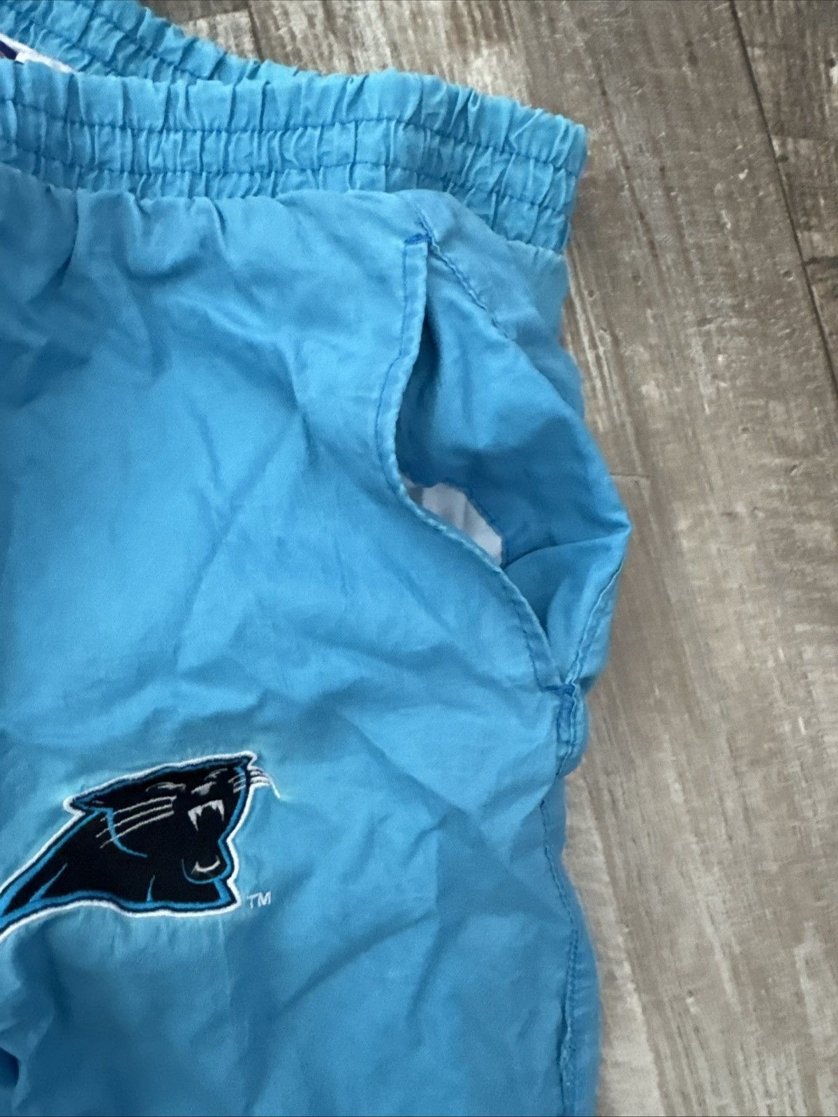 Vintage Vintage North Carolina Panthers windbreaker track pants Size US 31 - 5 Thumbnail
