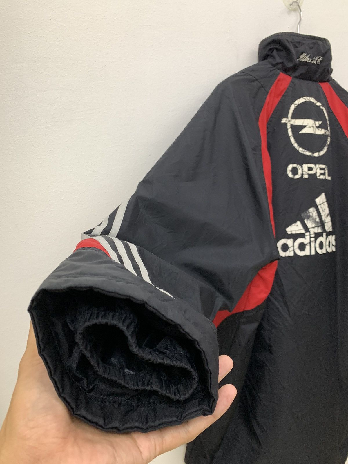Adidas × Vintage Vintage AC Milan Long Jacket Size US L / EU 52-54 / 3 - 12 Thumbnail