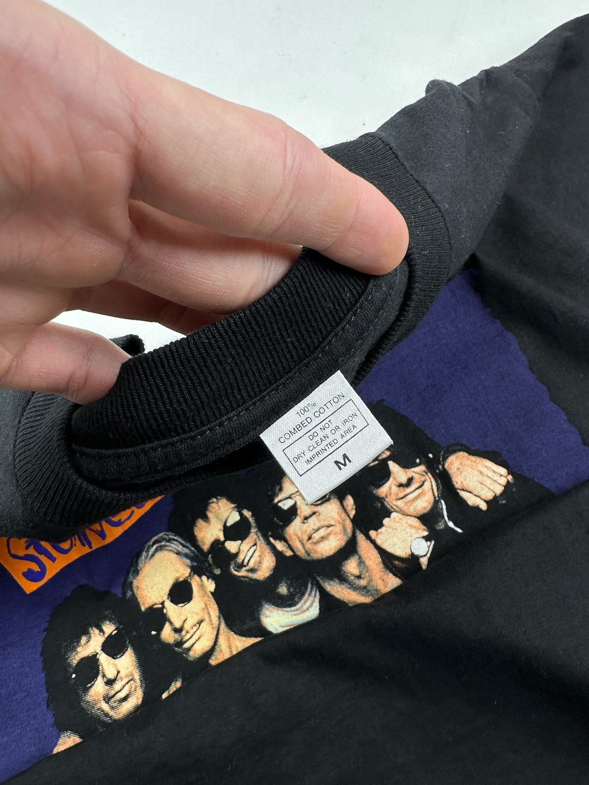 Hanes × The Rolling Stones × Vintage Vintage Rolling Stones tShirt Tour 1990 tee Size US M / EU 48-50 / 2 - 3 Thumbnail